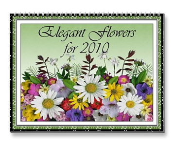 Elegant Flowers Wall Calendar