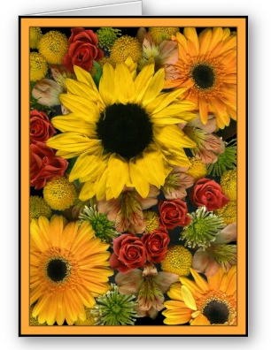 Sunflower card